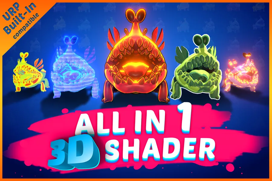 All In 1 3D Shader key art